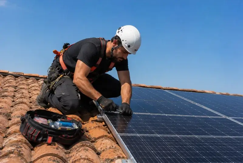 Maintenance et monitoring de panneaux solaires à la Môle
